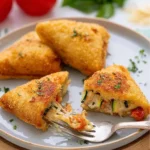 zucchini frischkäse taschen
