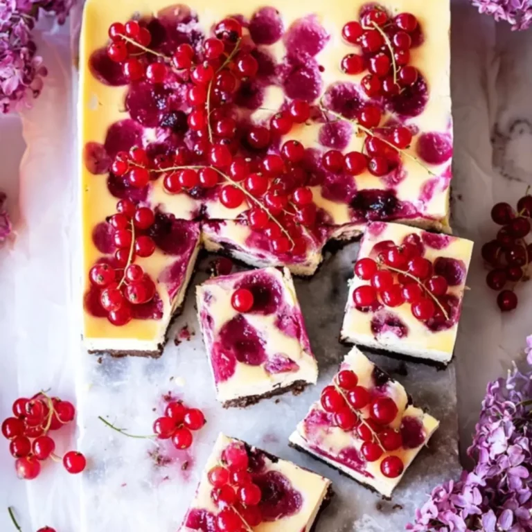 "Johannisbeer-Käsekuchen á la russischer Zupfkuchen "