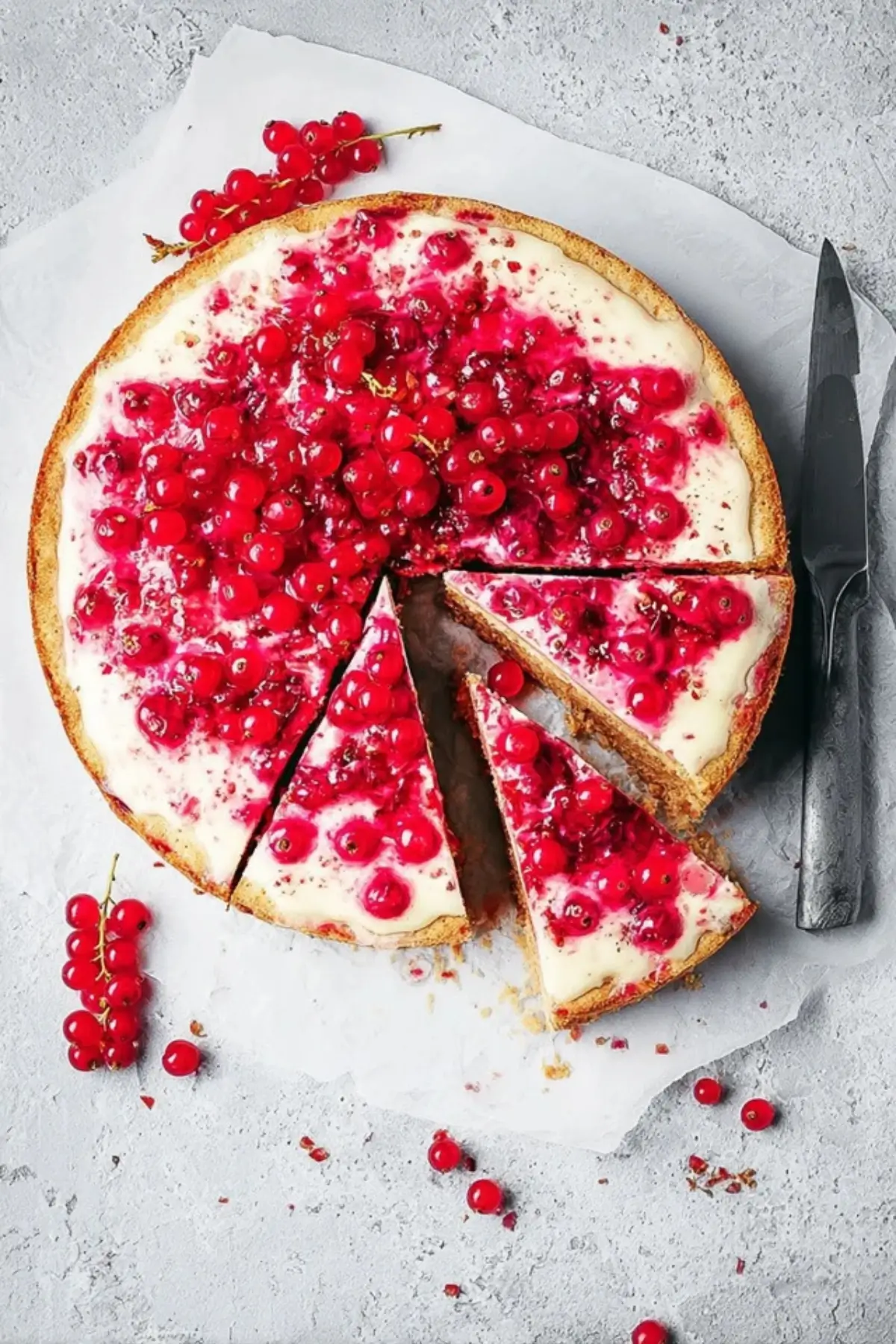 Johannisbeerkuchen mit Schmand