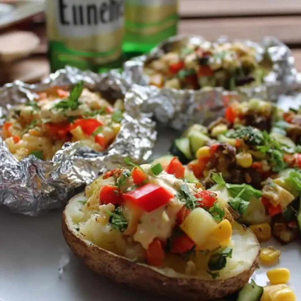 Ofenkartoffel mit Gemüse