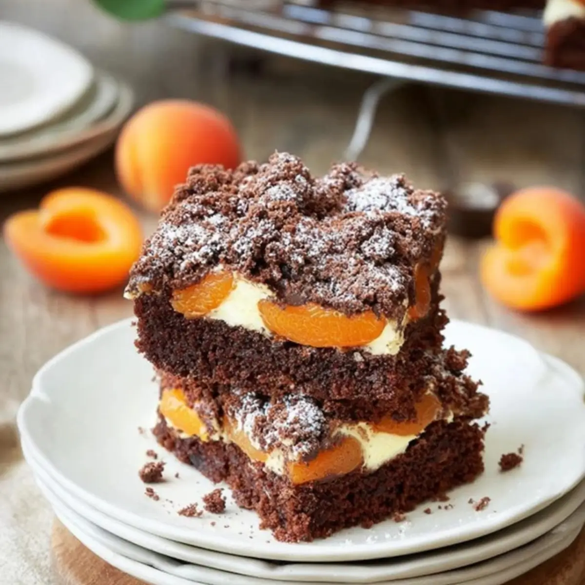 Schoko-Marillenkuchen mit Streusel - Muma’s Kitchen