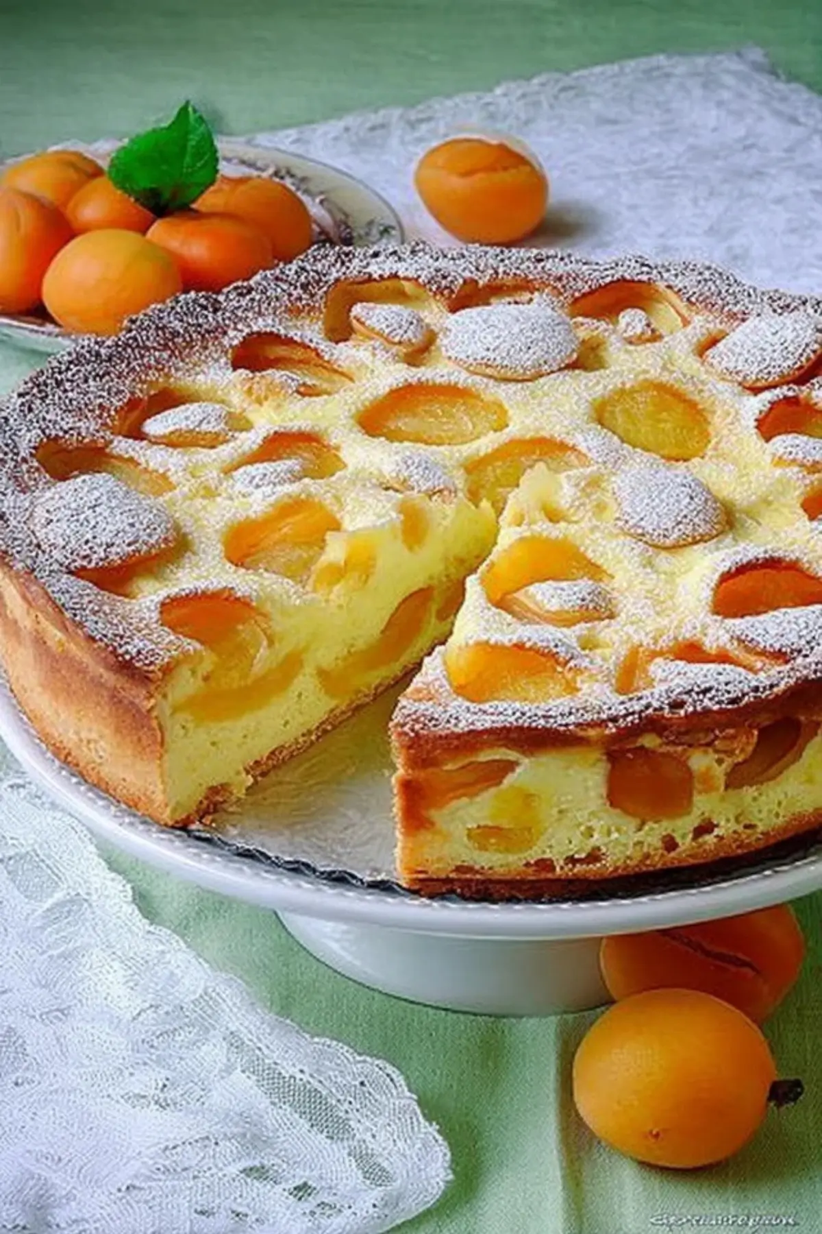 Topfenauflauf mit Aprikosen