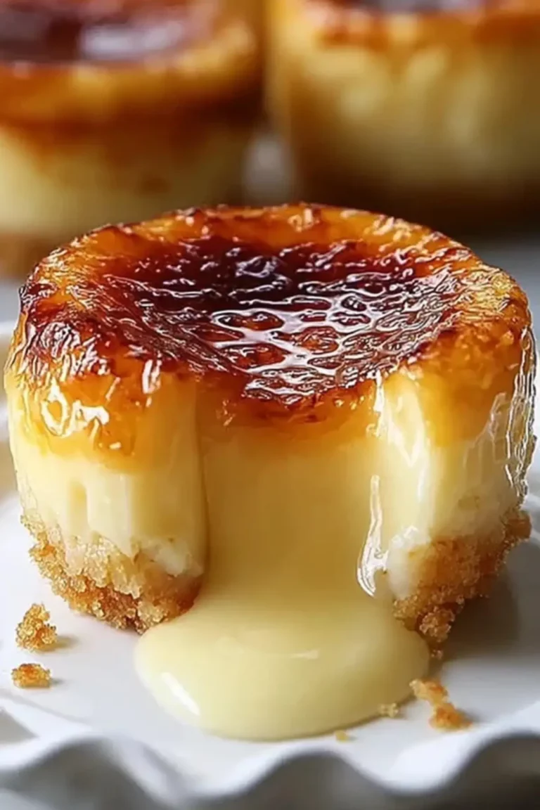 mini crème brûlée käsekuchen