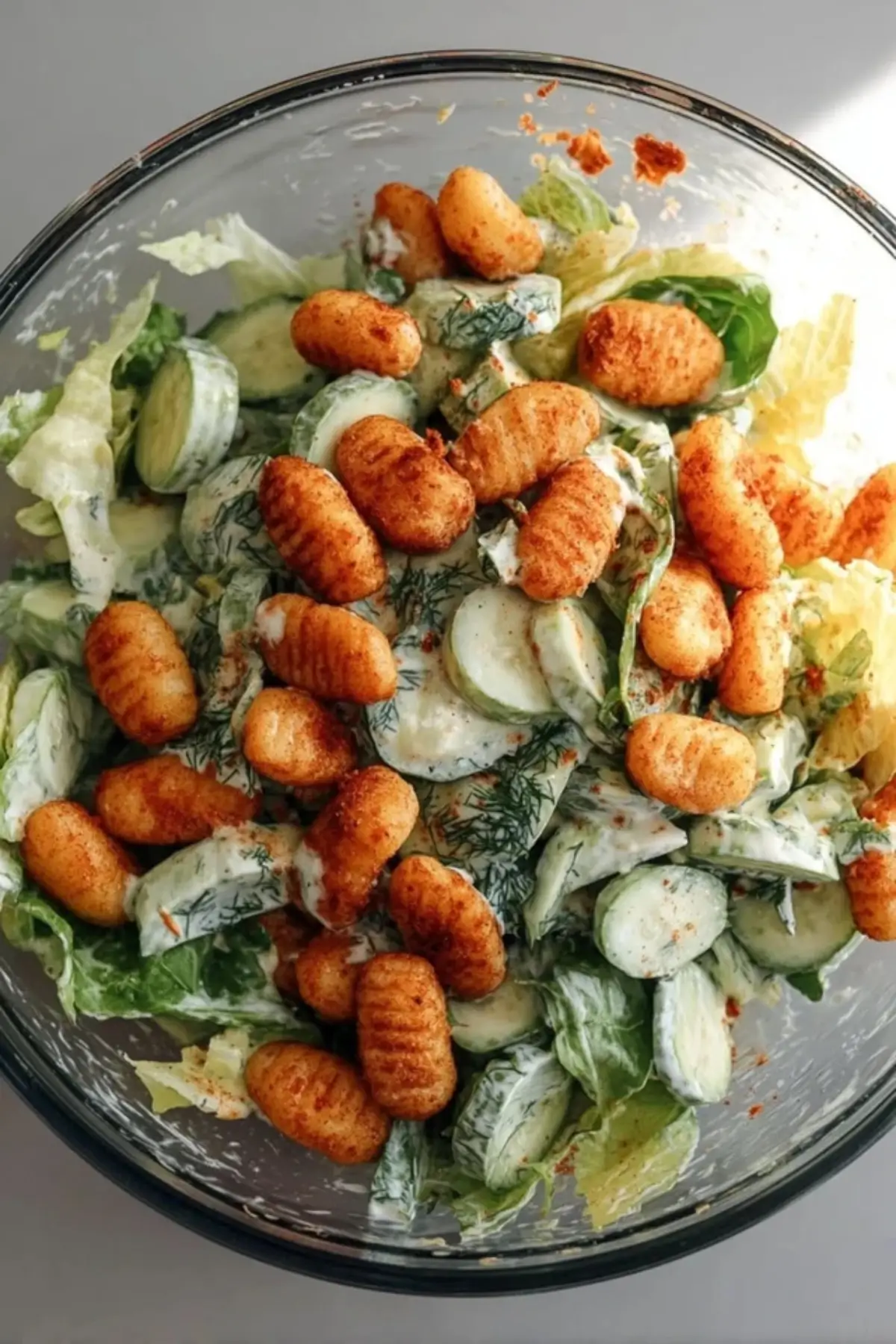 Gnocchi-Salat mit Joghurt-Dressing 