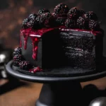 black velvet halloween kuchen