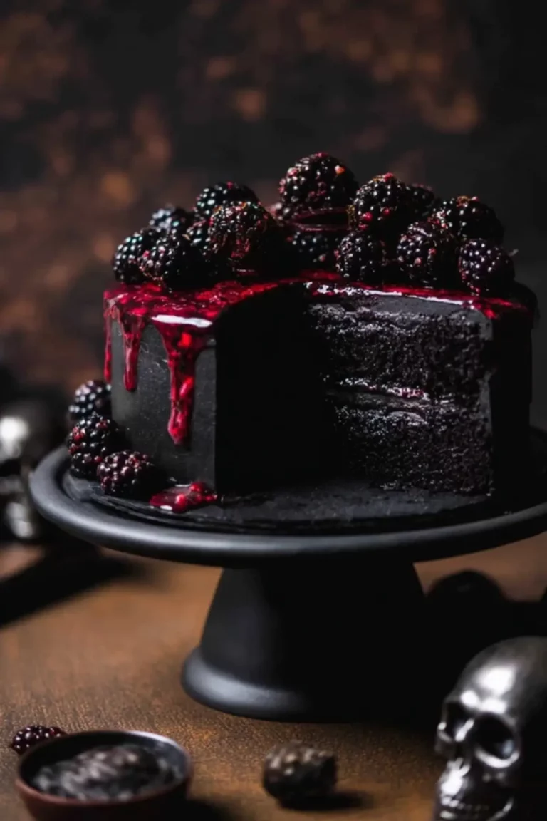 black velvet halloween kuchen