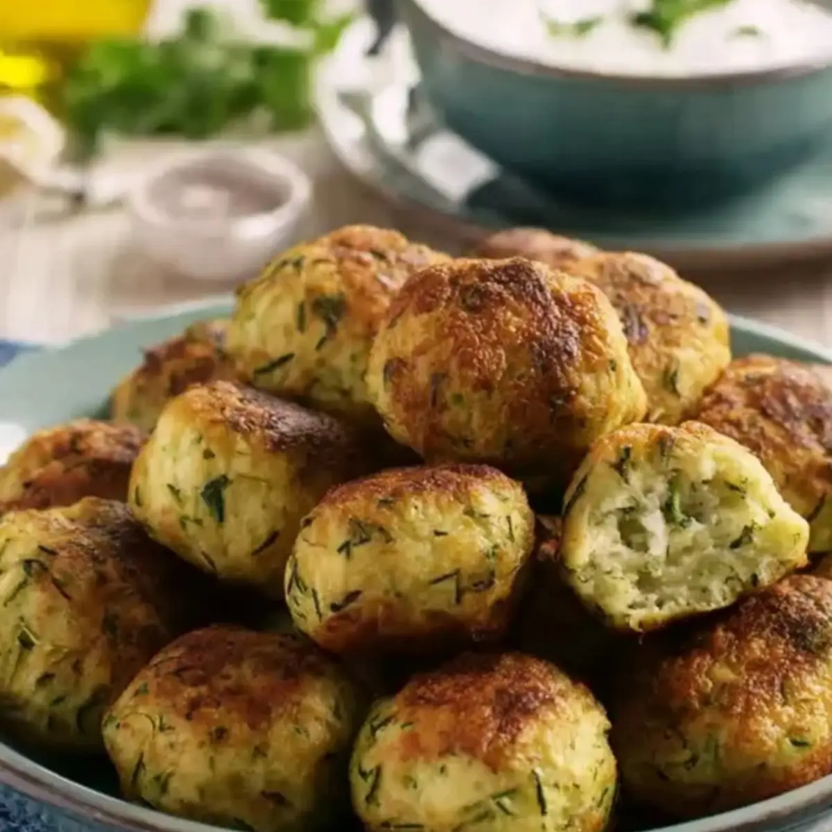kolokithokeftedes zucchini baellchen