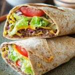 Cheeseburger-Wraps
