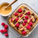 Baked Oatmeal - Haferflockenauflauf mit Früchten
