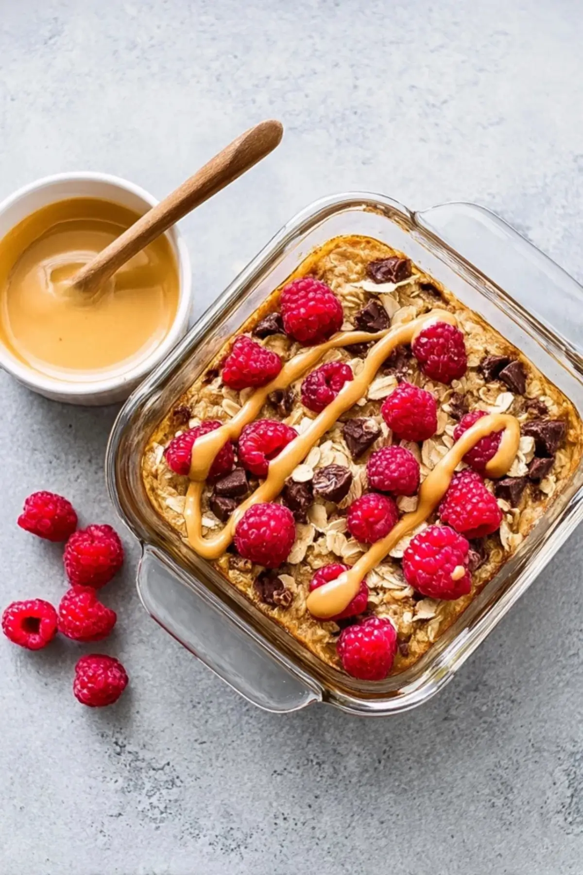 Baked Oatmeal - Haferflockenauflauf mit Früchten