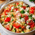 Couscous Salat mit Feta