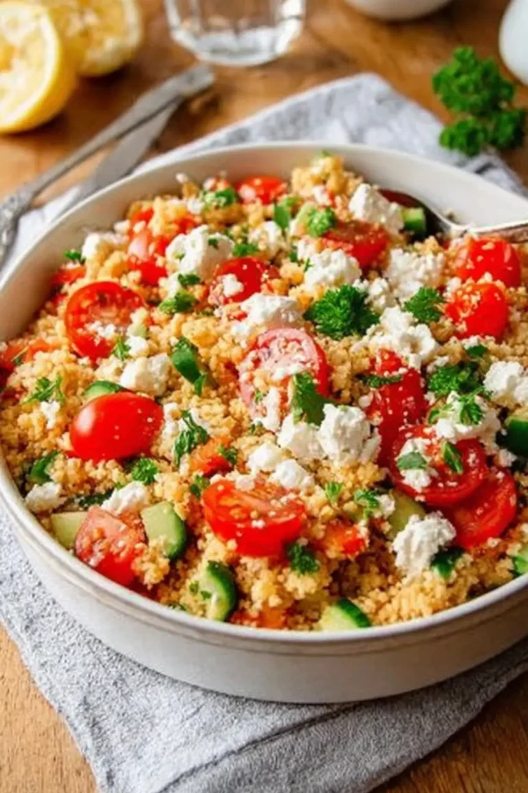 Couscous Salat mit Feta