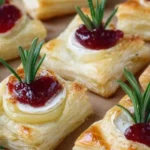 "Blätterteig-Häppchen mit Camembert "