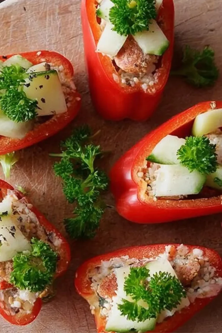 knackige Paprika-Häppchen