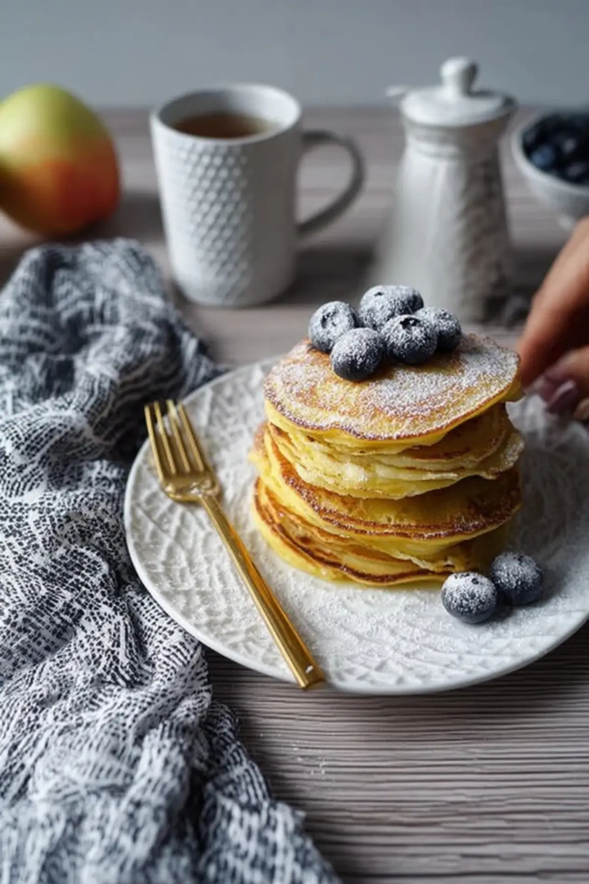 Apfel Quark Pancakes