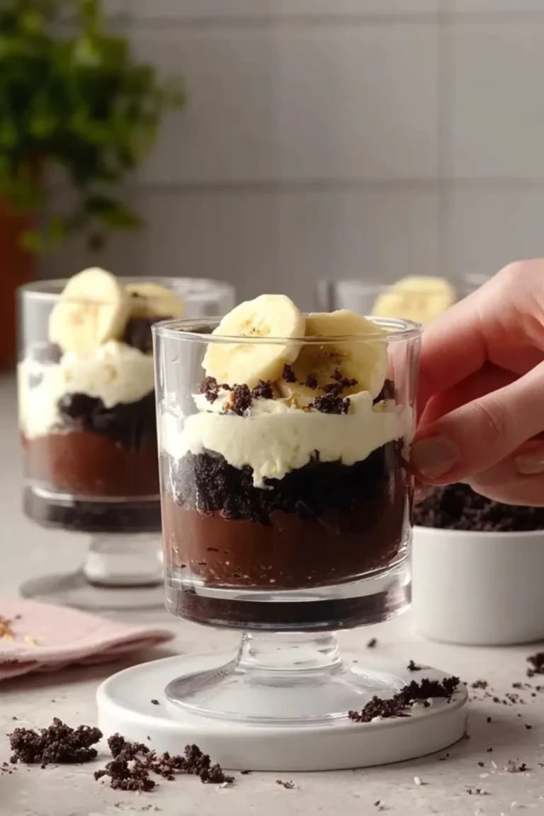 maulwurf dessert im glas