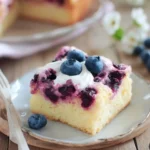 Softer Buttermilchkuchen mit Heidelbeeren – Saftiger Kuchen