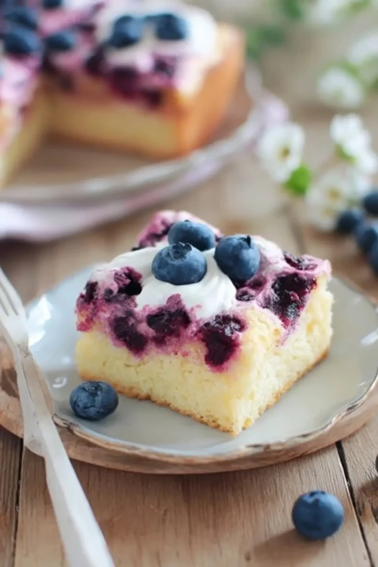 Softer Buttermilchkuchen mit Heidelbeeren – Saftiger Kuchen