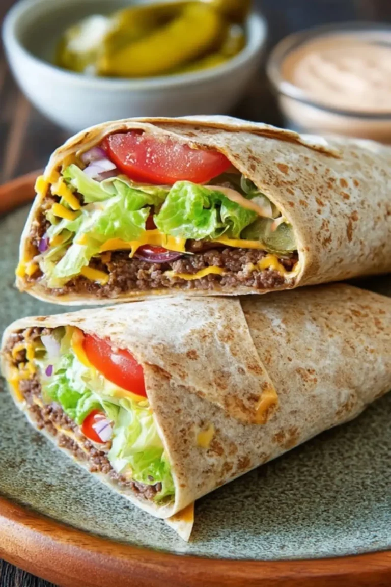 Cheeseburger-Wraps