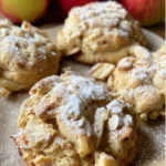 Apfelbrötchen mit Quark