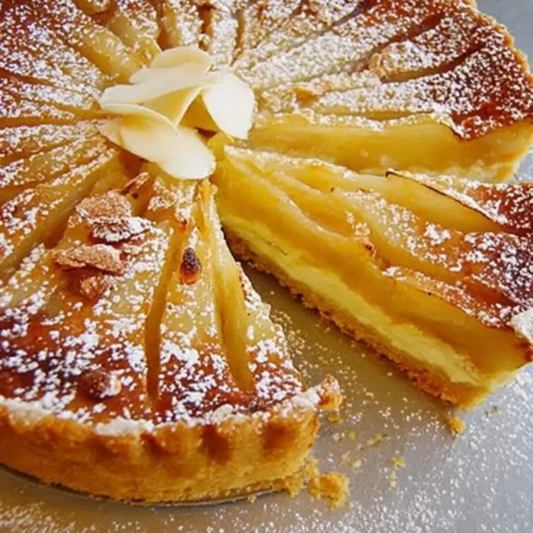 Birnen Creme Kuchen