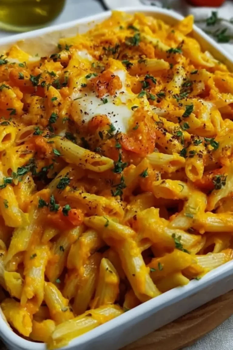 Burrata Pasta Rezept mit Kürbis