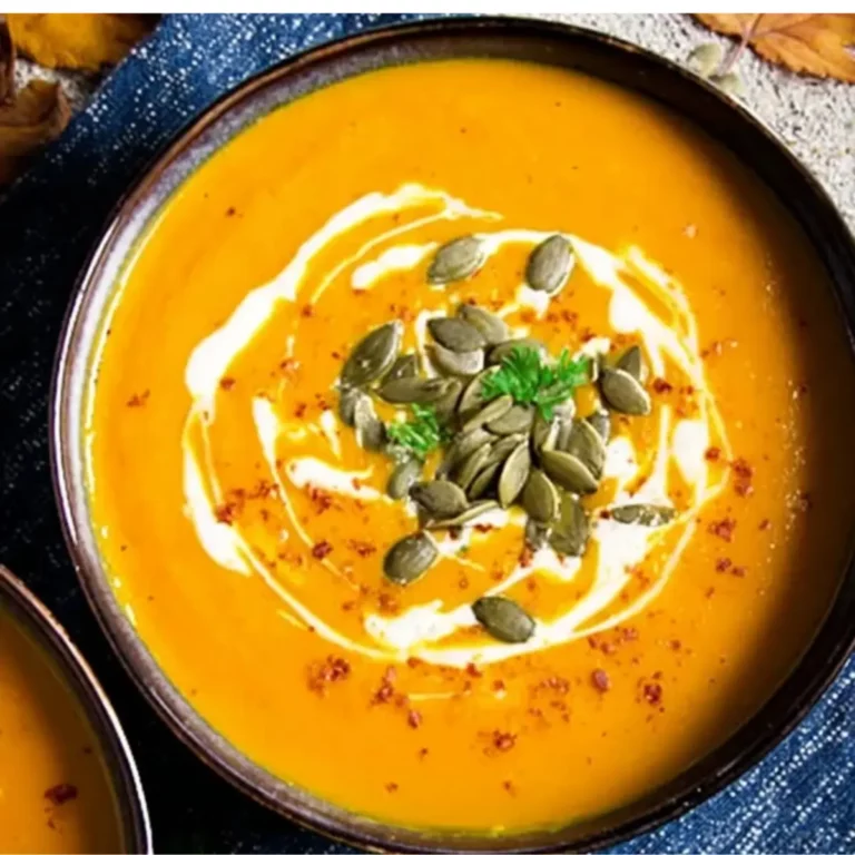 Einfache Kürbissuppe mit Curry