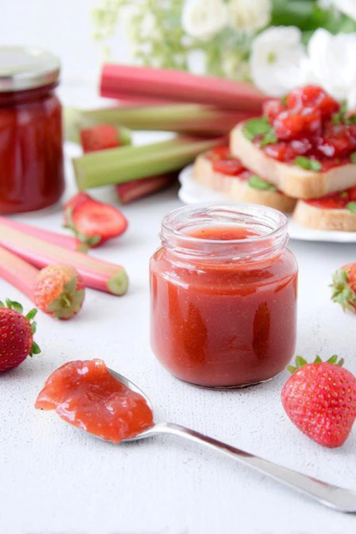 Erdbeer-Rhabarber Marmelade - Muma’s Kitchen