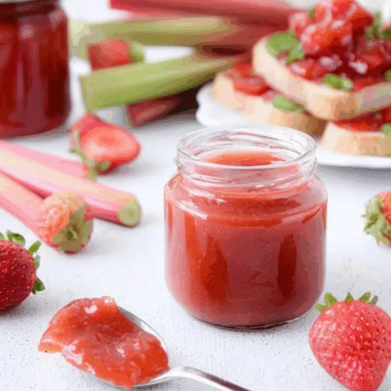 Erdbeer-Rhabarber Marmelade