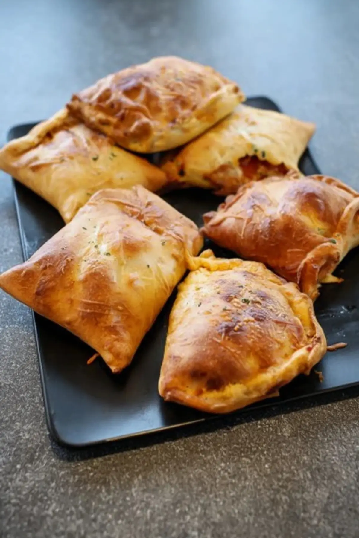 Gesunde Pizza Taschen