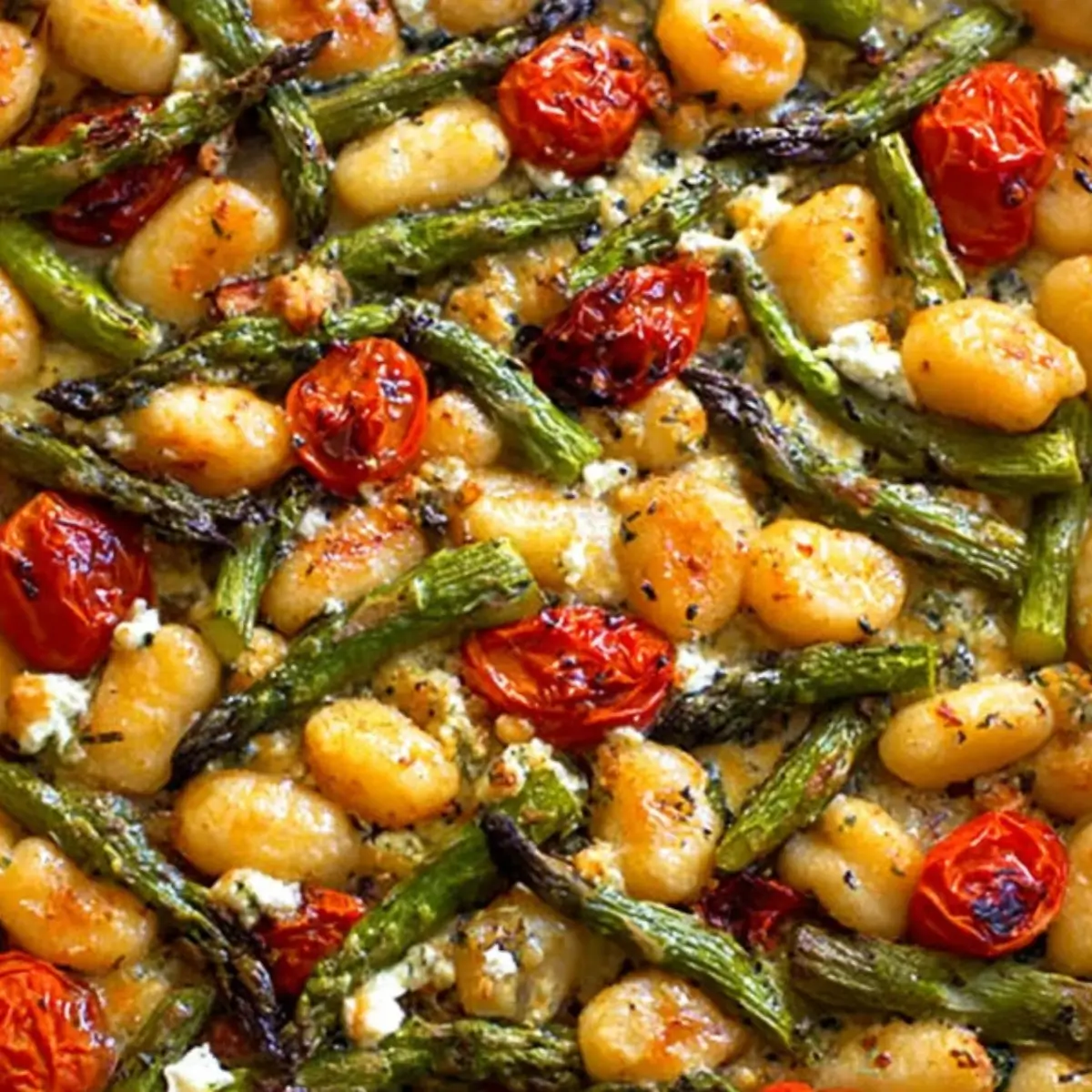 Gnocchi mit grünem Spargel