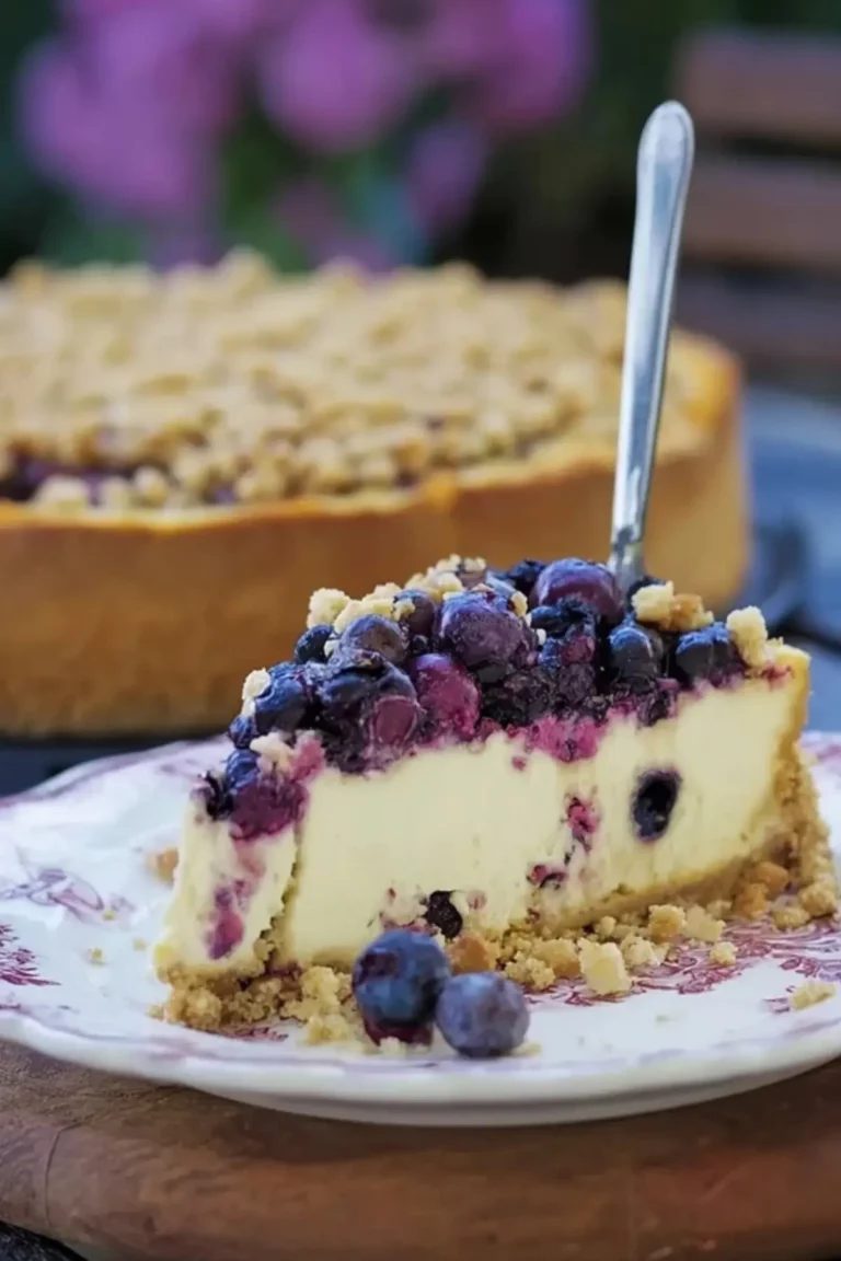 Heidelbeer-Streusel-Käsekuchen