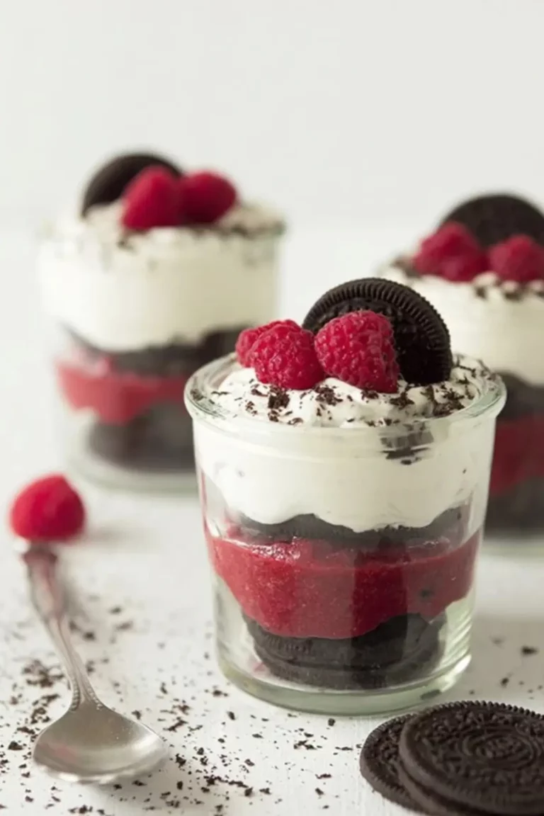 Himbeer-Oreo-Dessert