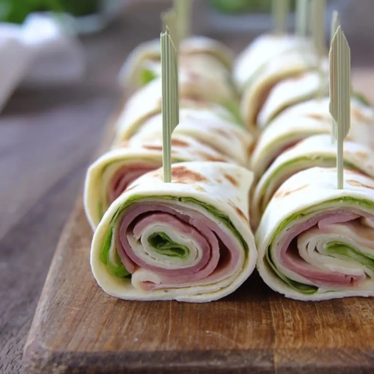 Käse-Schinken-Wraps
