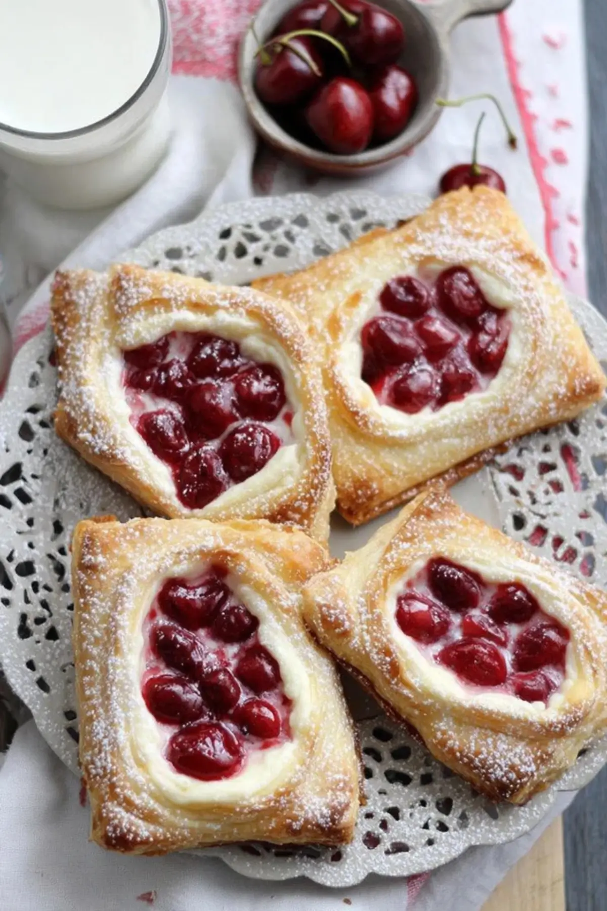 Kirsche Frischkäse Danish