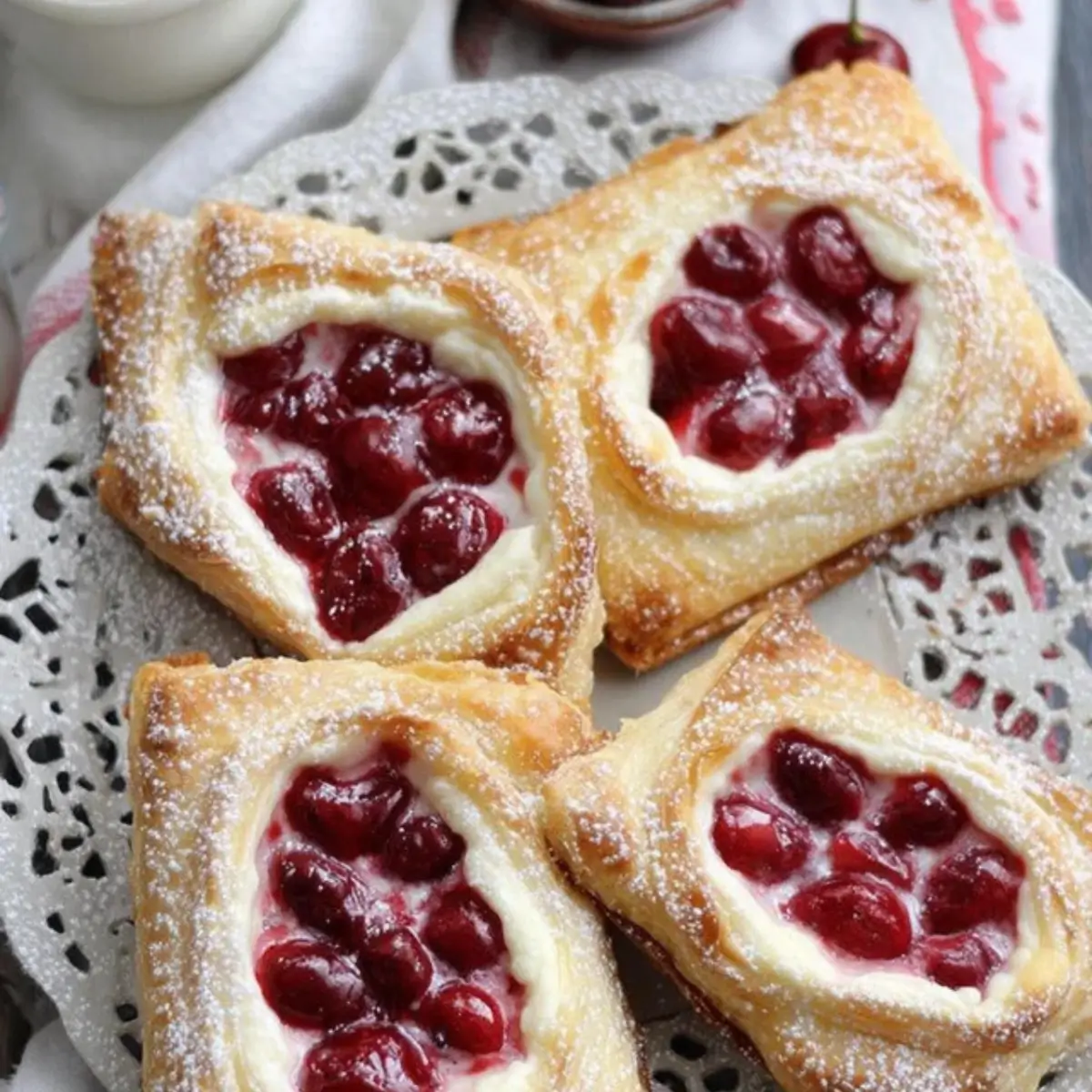 Kirsche Frischkäse Danish