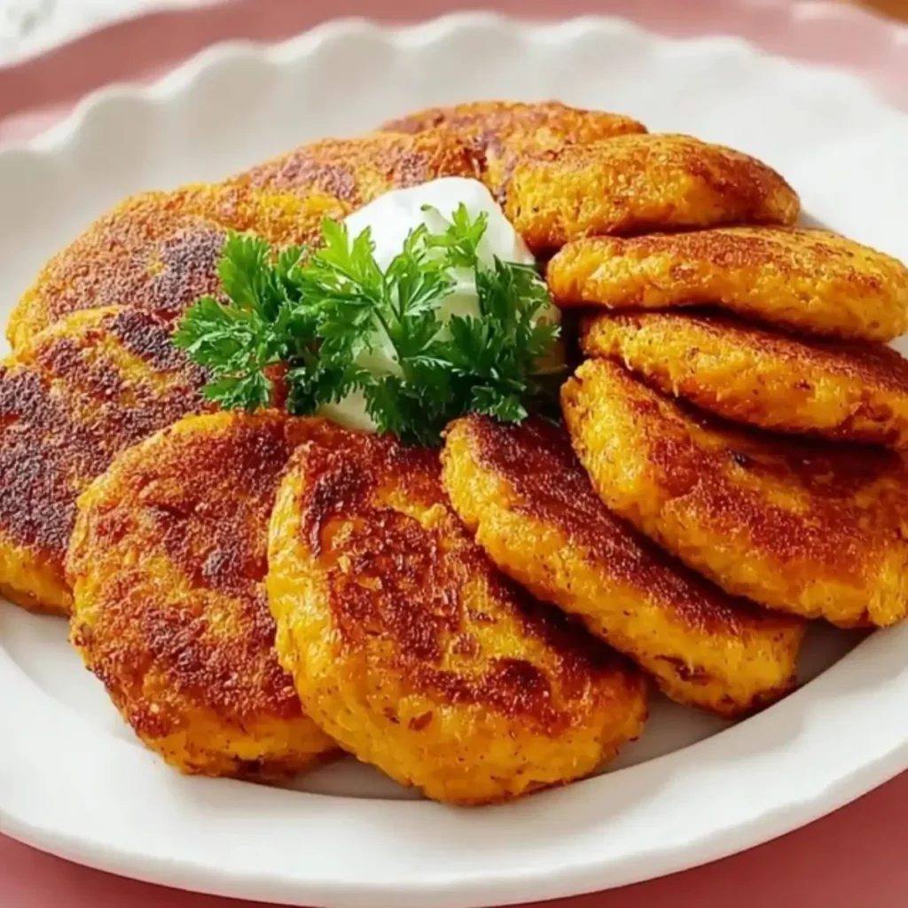 Kürbis Kartoffel Puffer