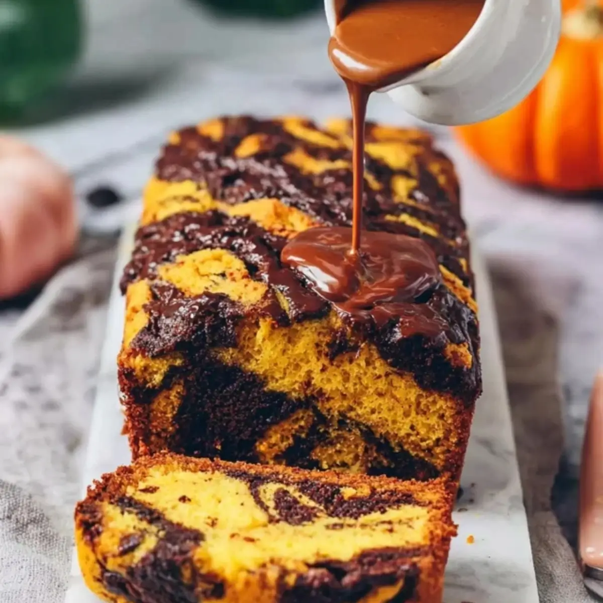 Kürbis-Marmorkuchen