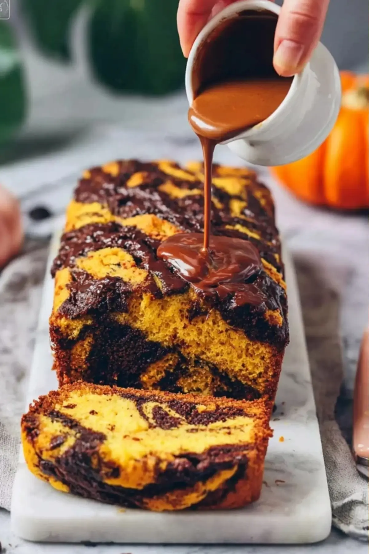 Kürbis-Marmorkuchen