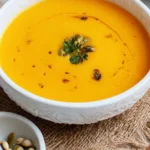 Kürbissuppe mit Kartoffeln