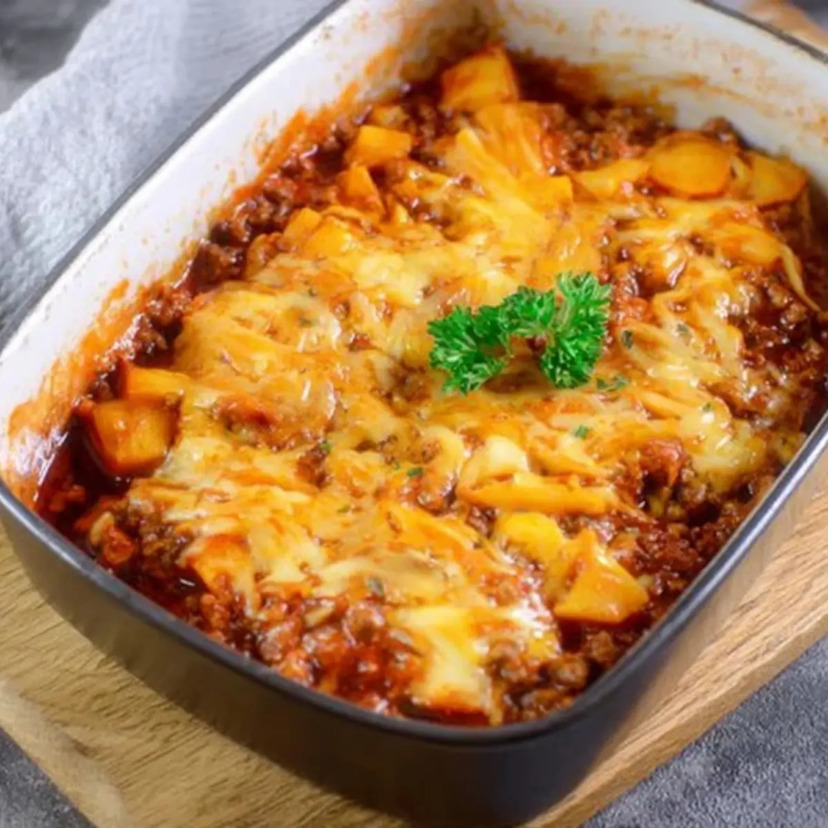 Low Carb Kürbis-Hack-Auflauf