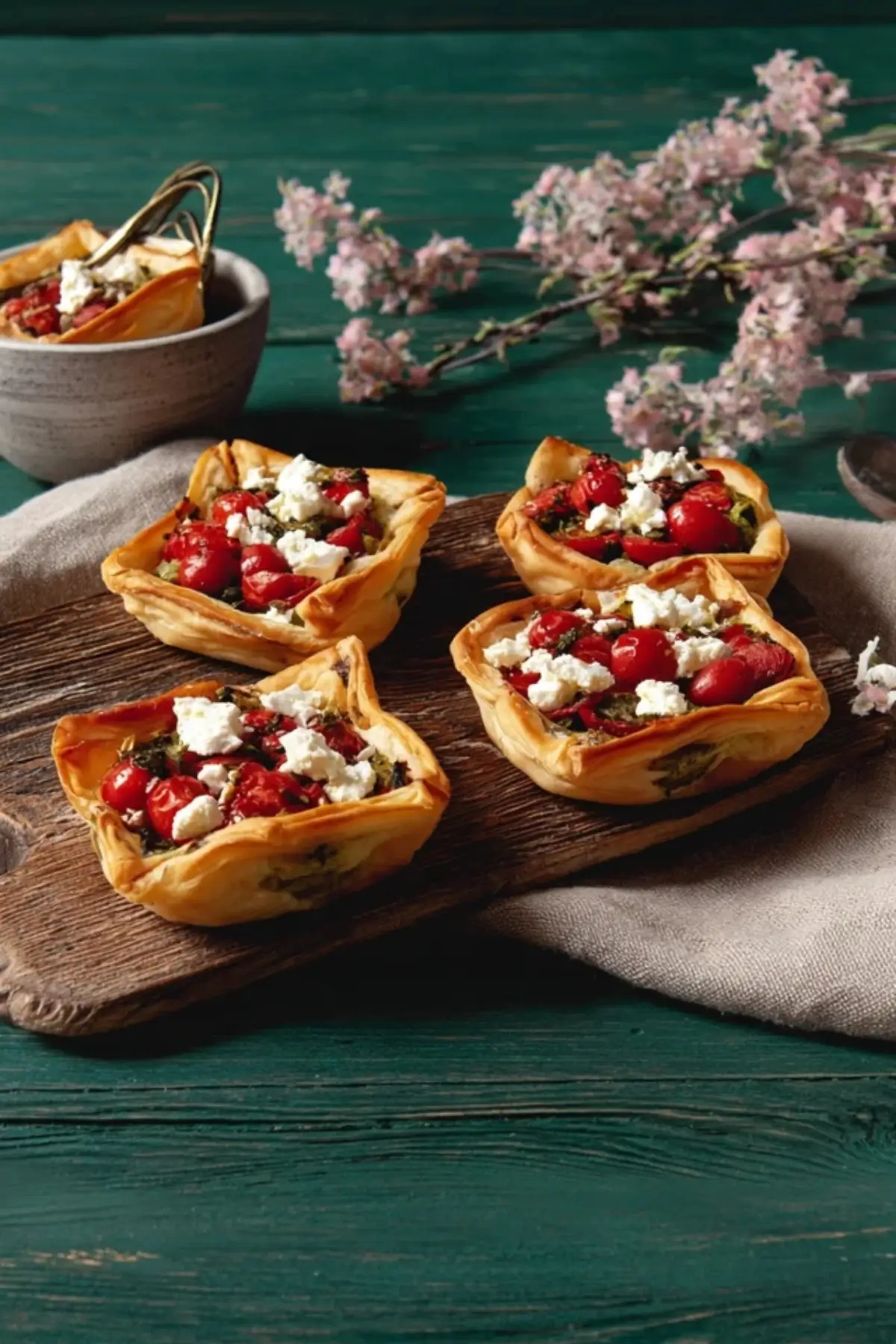 Mediterrane Blätterteigtartelettes