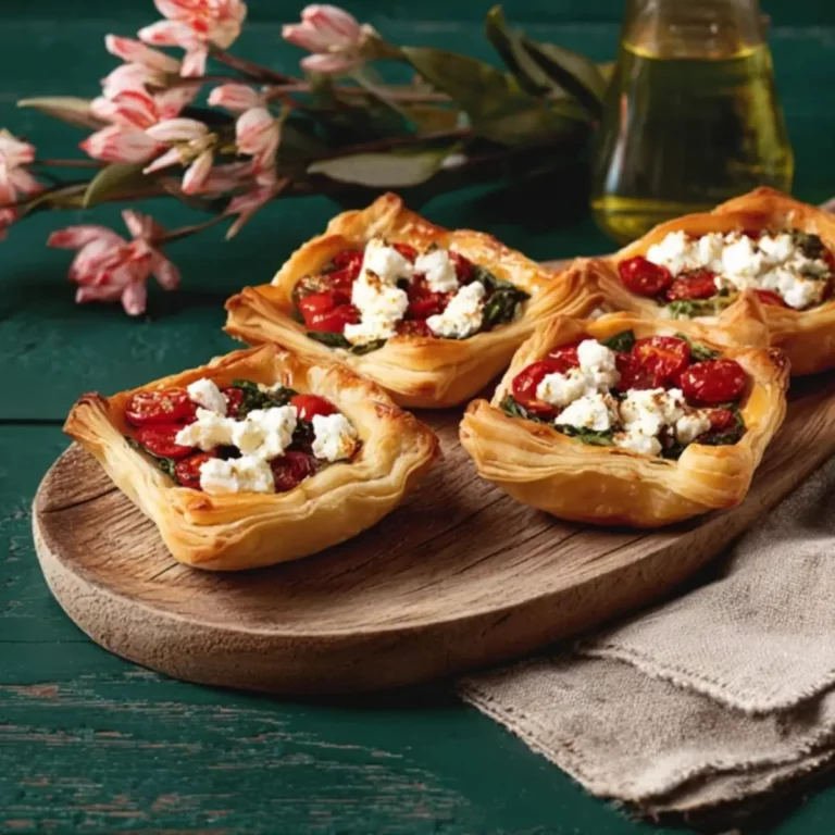 Mediterrane Blätterteigtartelettes