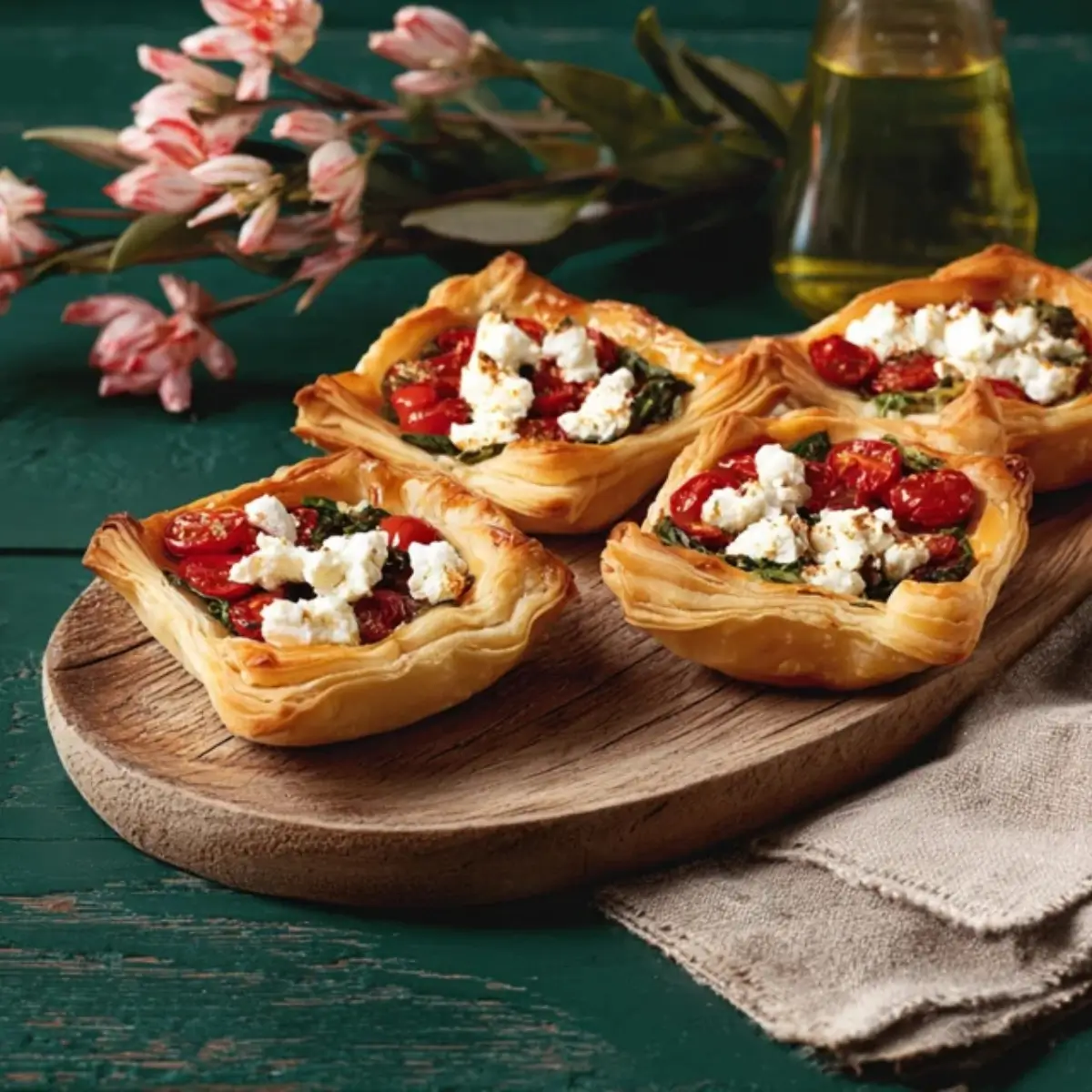 Mediterrane Blätterteigtartelettes