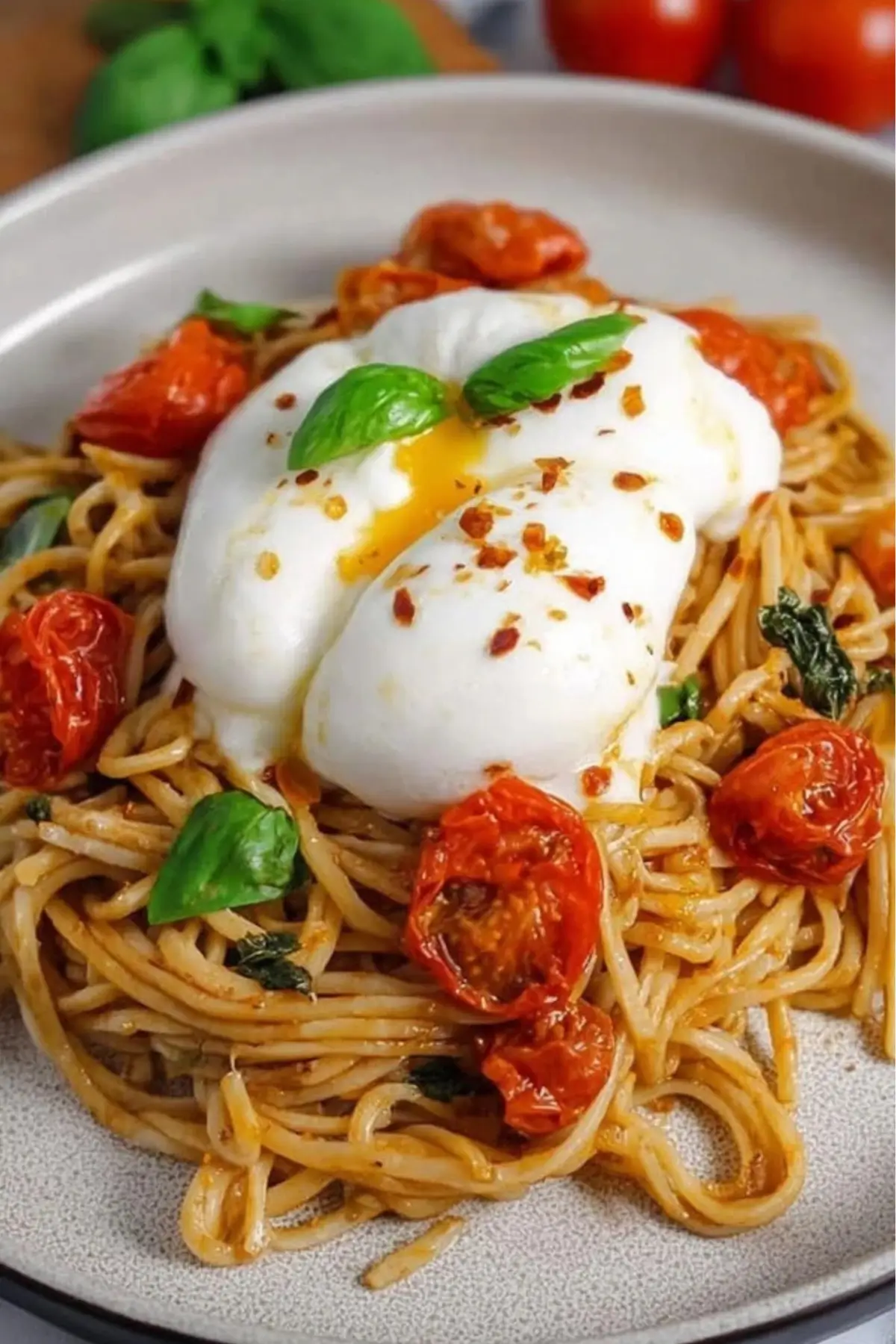 Pasta mit Burrata