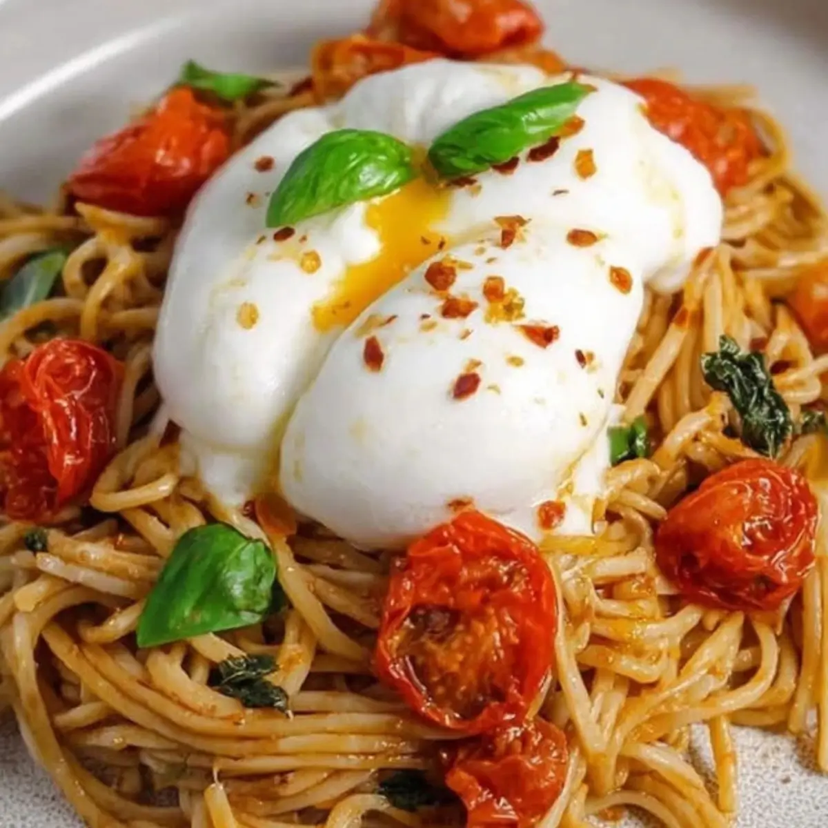 Pasta mit Burrata