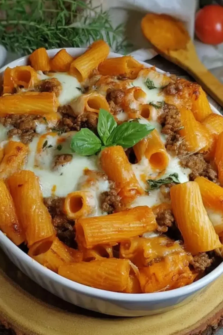 Rigatoni al Forno mit Kürbis