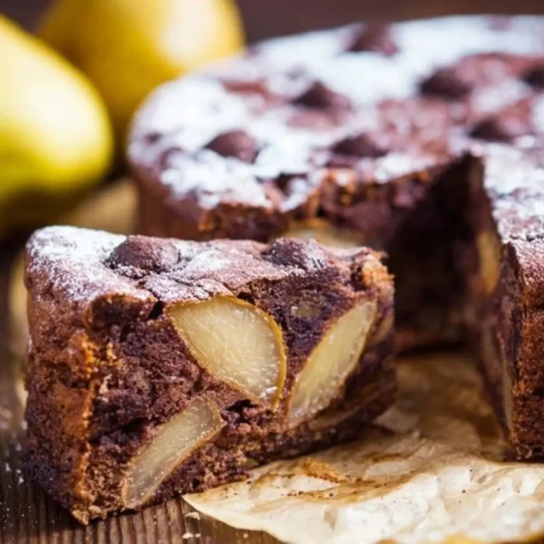 Schoko-Birnen-Kuchen