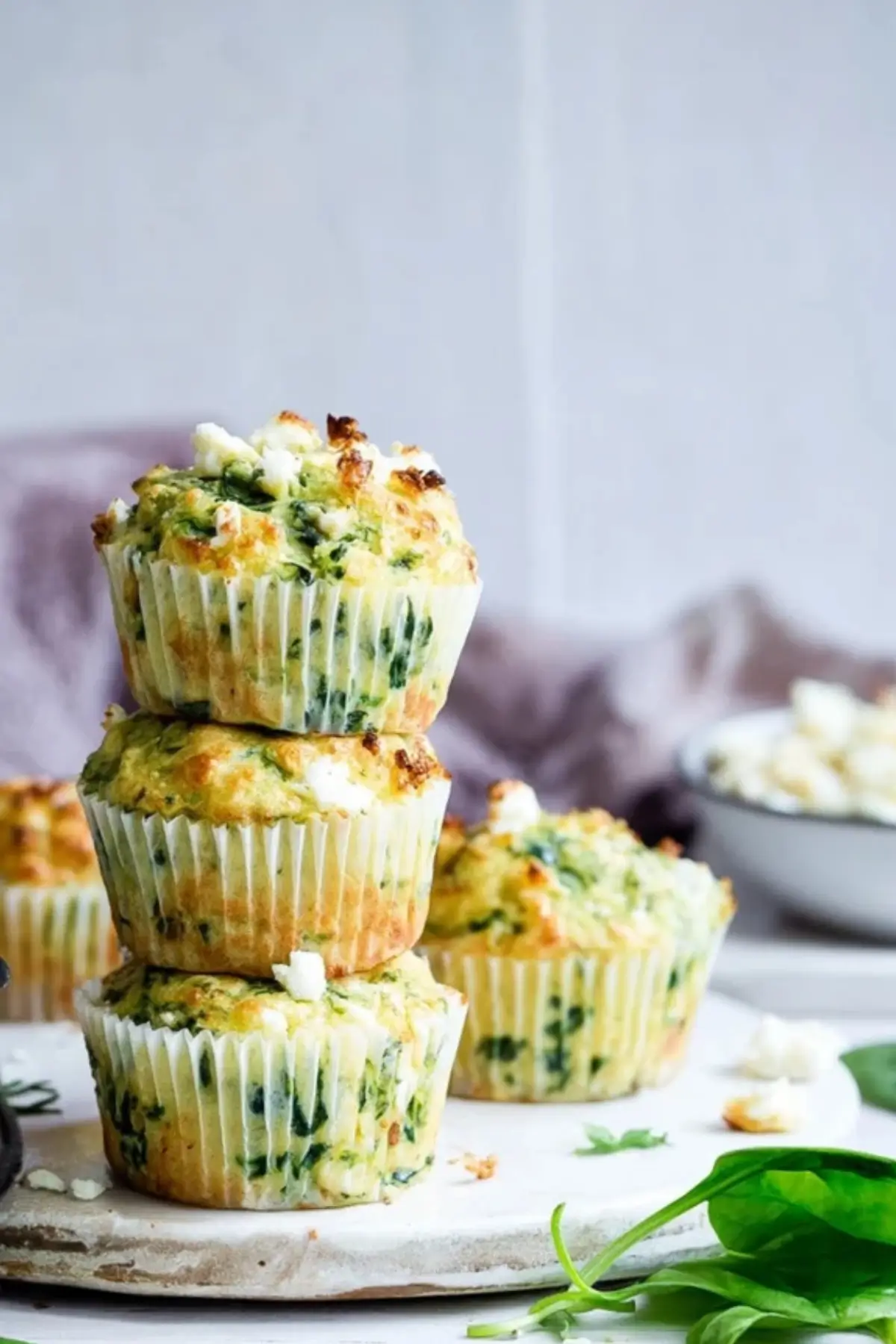 Spinat-Feta-Muffins