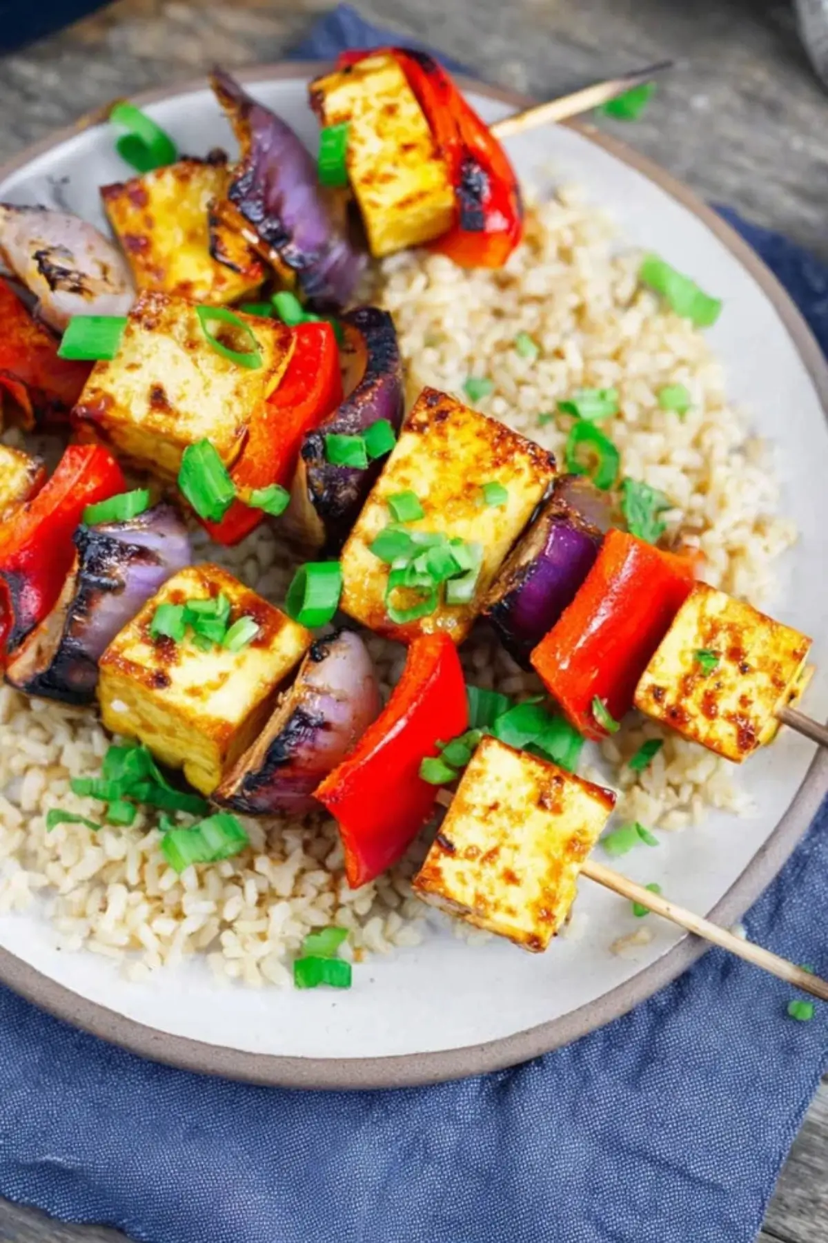 Tofu Gemüse Spieße